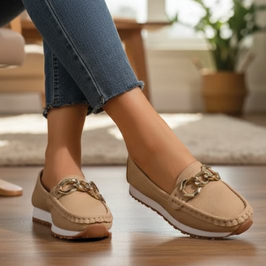 Ellie - Mocassins à boucle plate