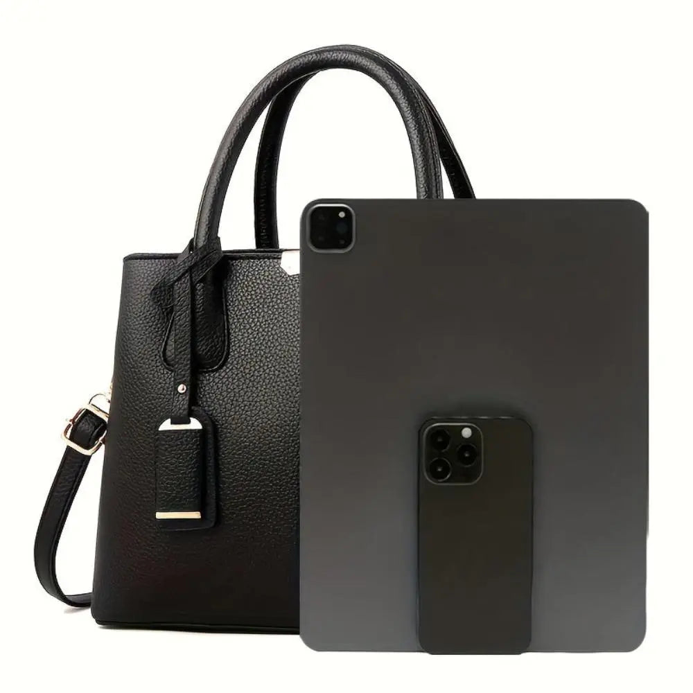 Martha - Sac à main structuré en cuir végétalien