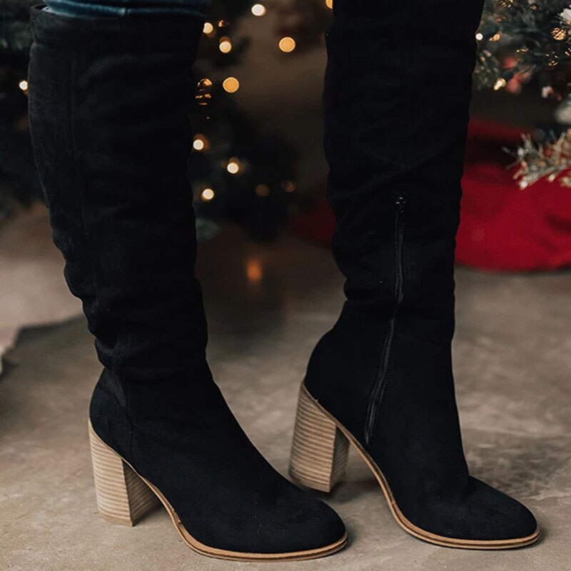 Eliana - Bottes hautes en daim