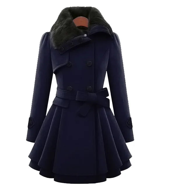 Natalie - Trench-coat en laine