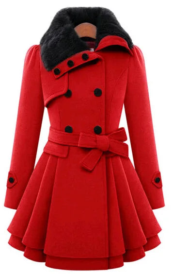 Natalie - Trench-coat en laine