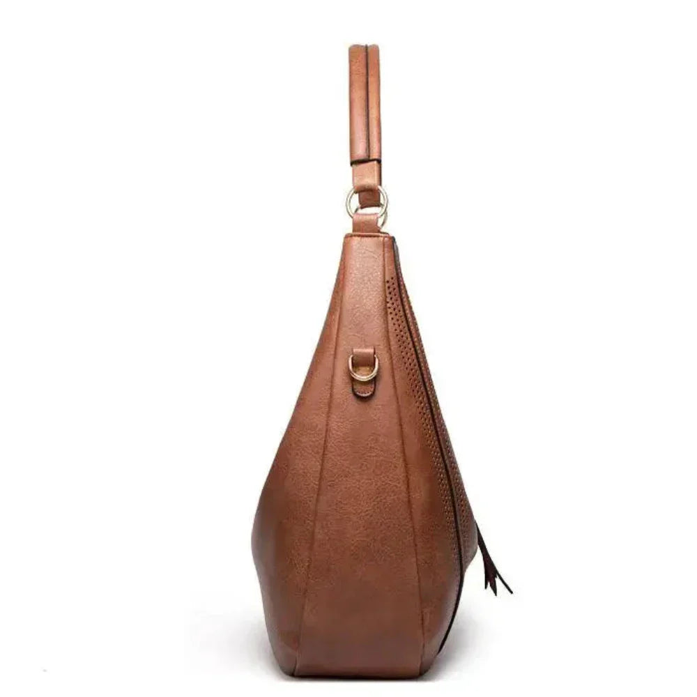 Jean - Sac hobo souple en cuir végétalien