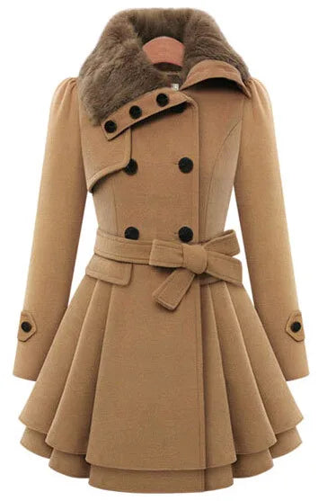 Natalie - Trench-coat en laine