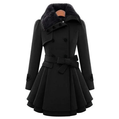 Natalie - Trench-coat en laine