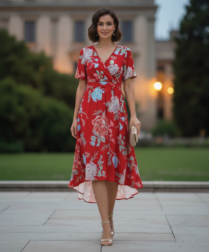 Kathy - Wrap Midi Dress