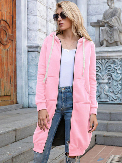 Bonnie - Longline Zip Hoodie