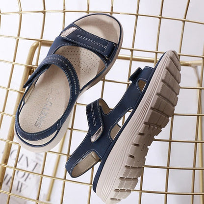 Sandales à plateforme velcro Zara