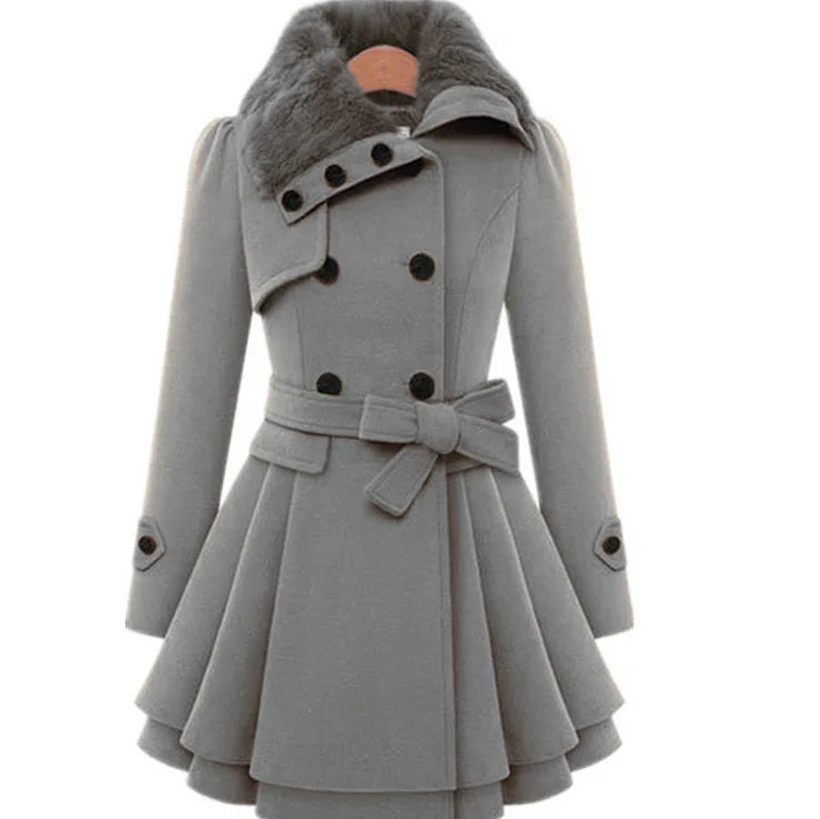 Natalie - Trench-coat en laine