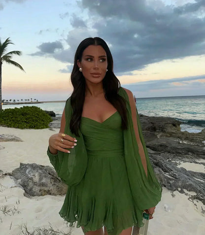 Stella - Wrap Mini Dress