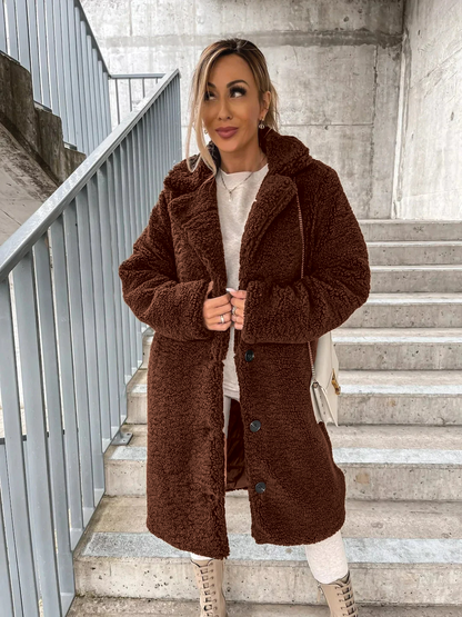 Emma - Trench-coat élégant en peluche