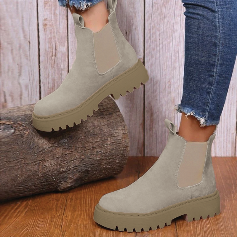 Olivia - Bottines à semelles épaisses