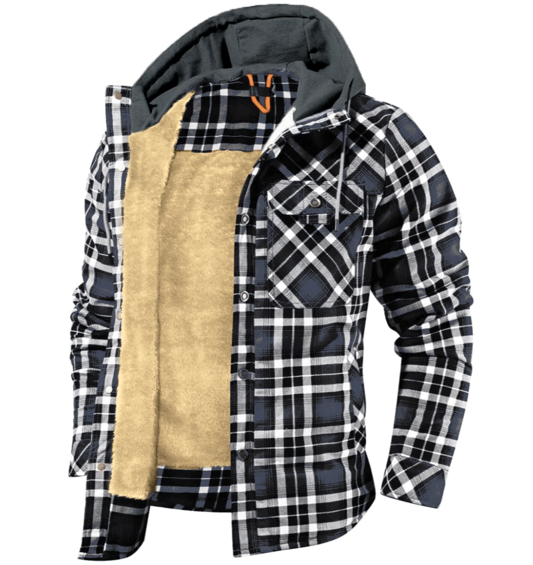 Nolan - Veste à capuche à carreaux