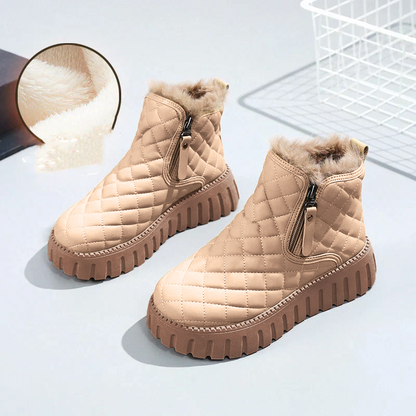 Bottines à carreaux Lily