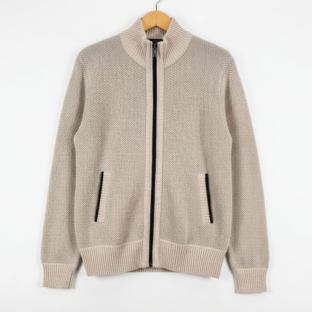 Jordan - Pull zippé en maille