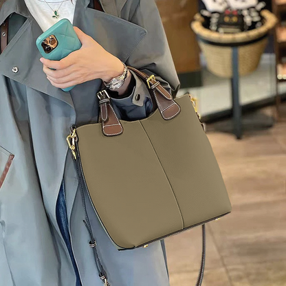 Sac cabas en cuir végétalien Stéphanie
