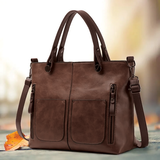 Delilah - Sac cabas structuré en cuir végétalien