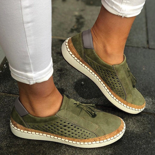 Claire - Chaussures à enfiler perforées