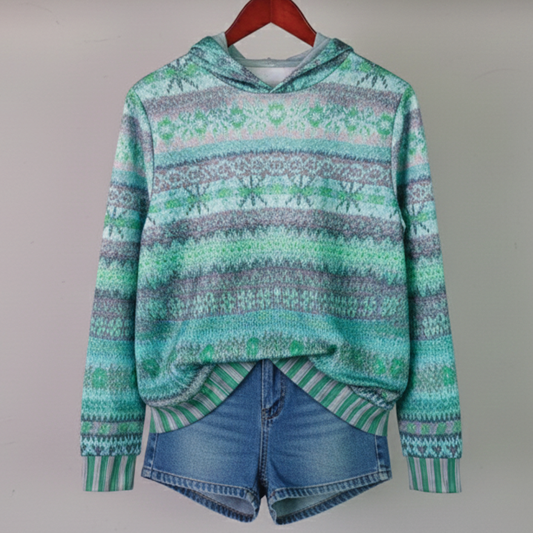 Judy – Sweat à capuche décontracté imprimé