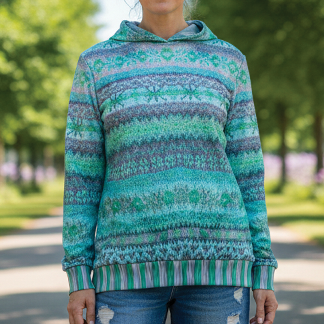 Judy – Sweat à capuche décontracté imprimé