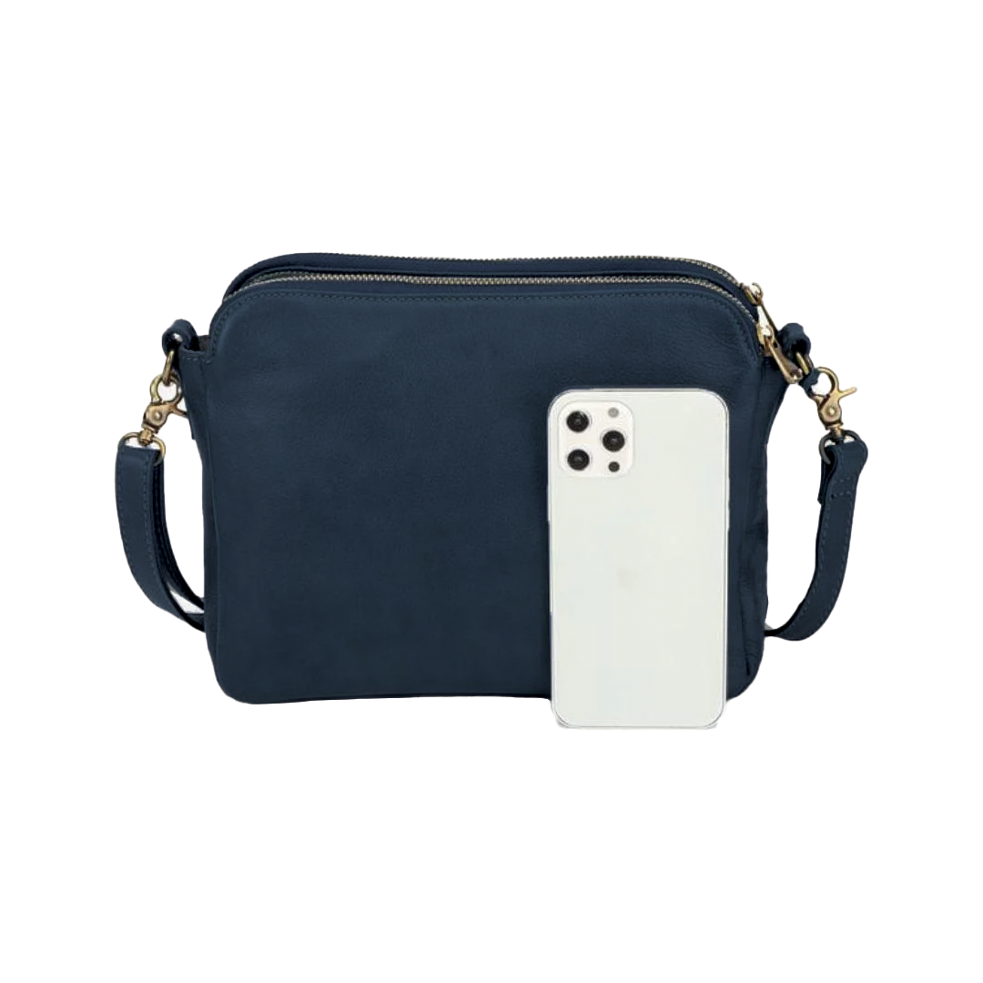 Anne - Sac bandoulière en cuir végétalien