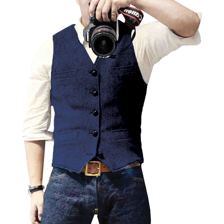 David - Gilet en jean décontracté