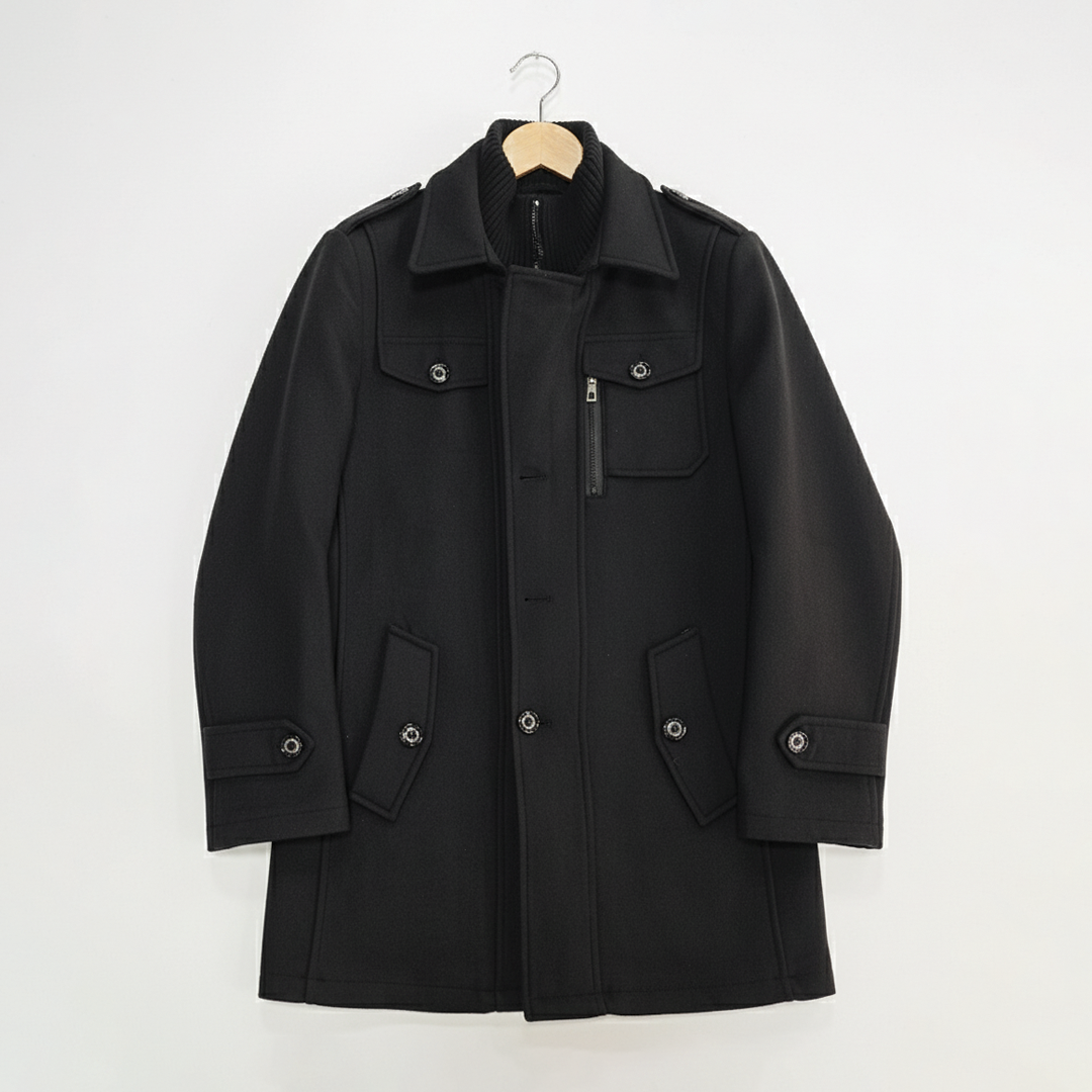 Manteau Maverick en laine mélangée