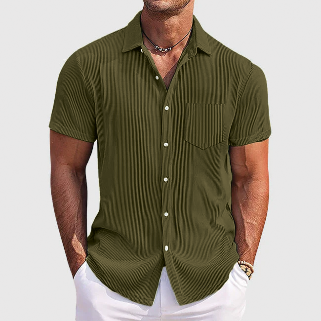 Ayden - Chemise rayée à manches courtes