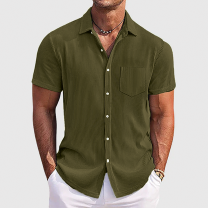 Ayden - Chemise rayée à manches courtes