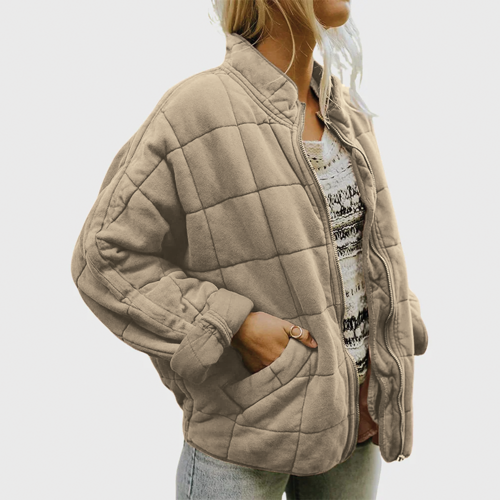 Emily - Veste matelassée zippée