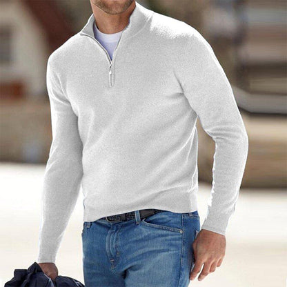 Pull Maverick en laine à demi-zip