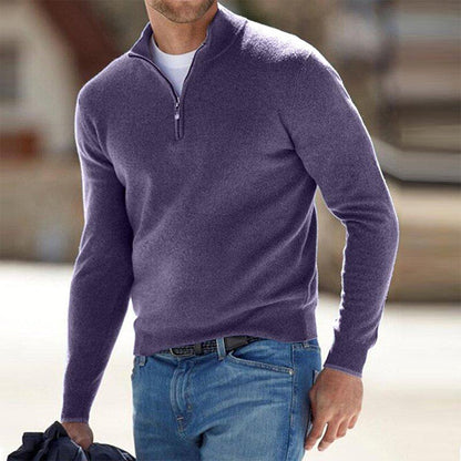 Pull Maverick en laine à demi-zip
