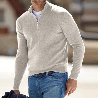 Pull Maverick en laine à demi-zip