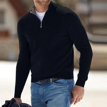 Pull Maverick en laine à demi-zip