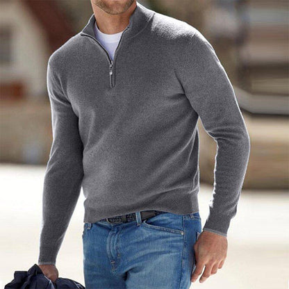 Pull Maverick en laine à demi-zip
