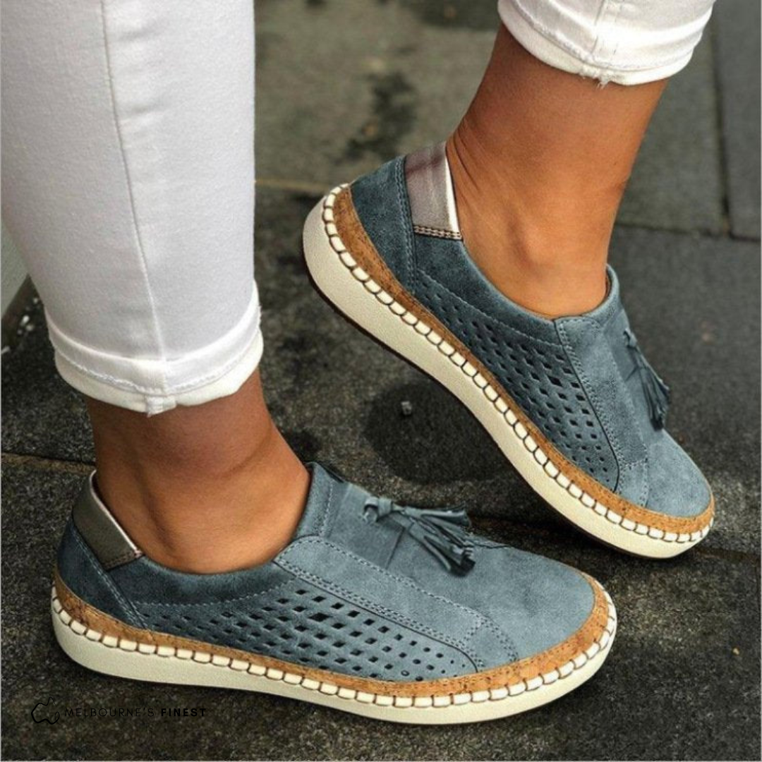 Claire - Chaussures à enfiler perforées