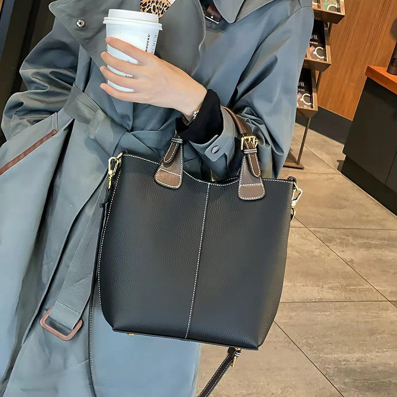 Sac cabas en cuir végétalien Stéphanie