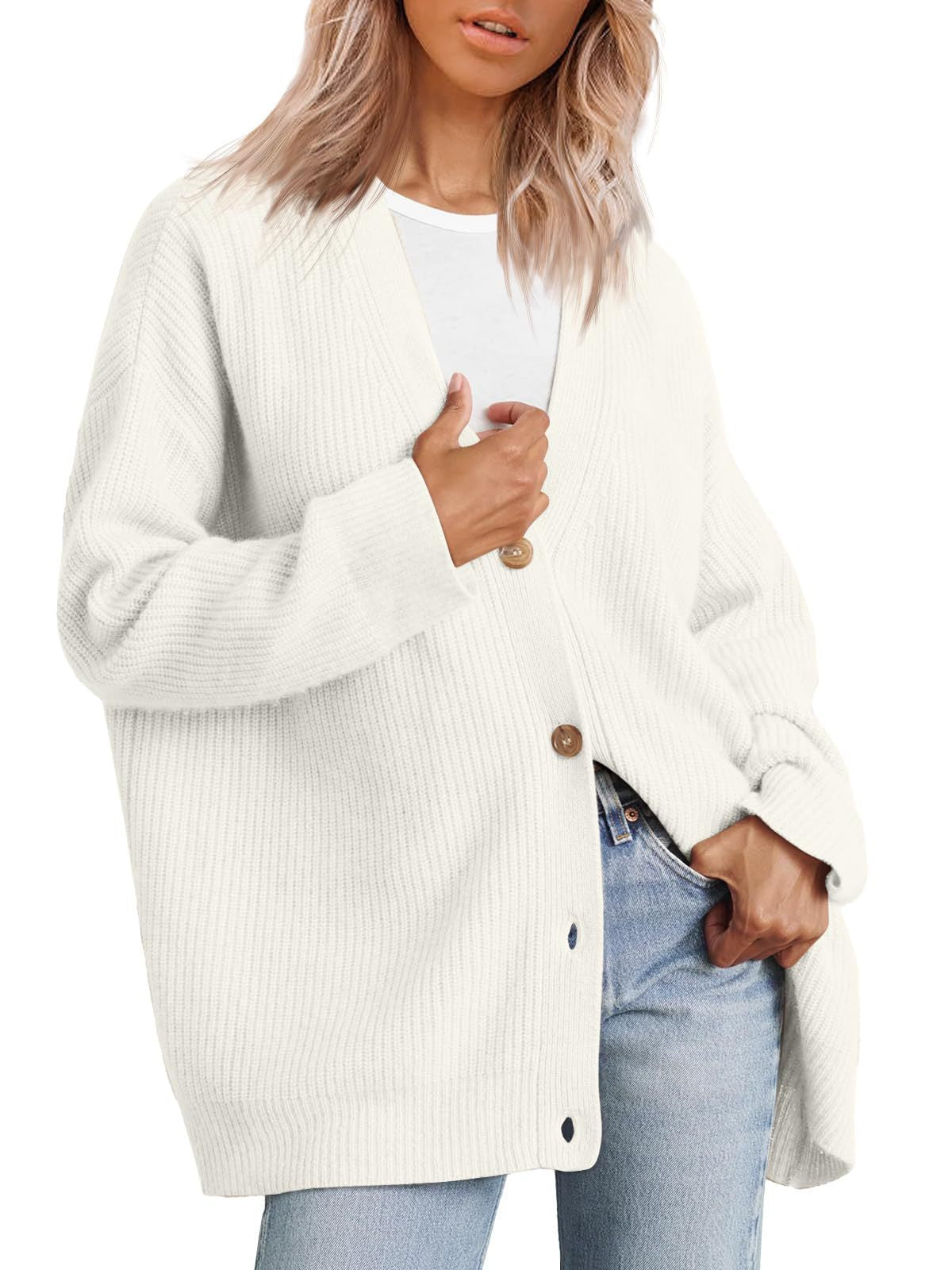 Anna - Gilet rayé en maille