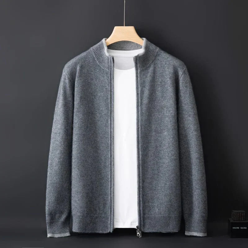Pull Kayden en laine à fermeture éclair