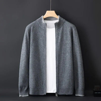 Pull Kayden en laine à fermeture éclair