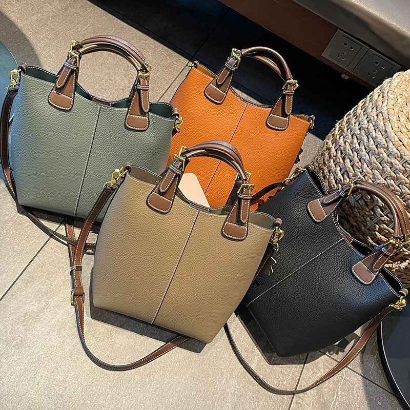 Sac cabas en cuir végétalien Stéphanie