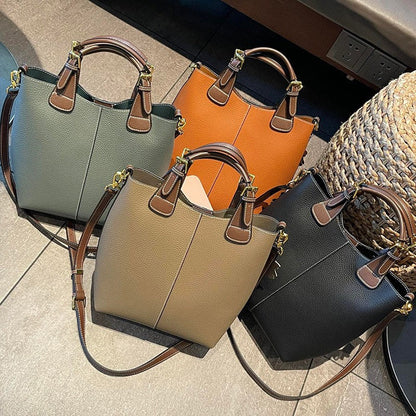 Sac cabas en cuir végétalien Stéphanie
