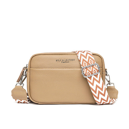 Stella - Pebbled Leather Crossbody Bag