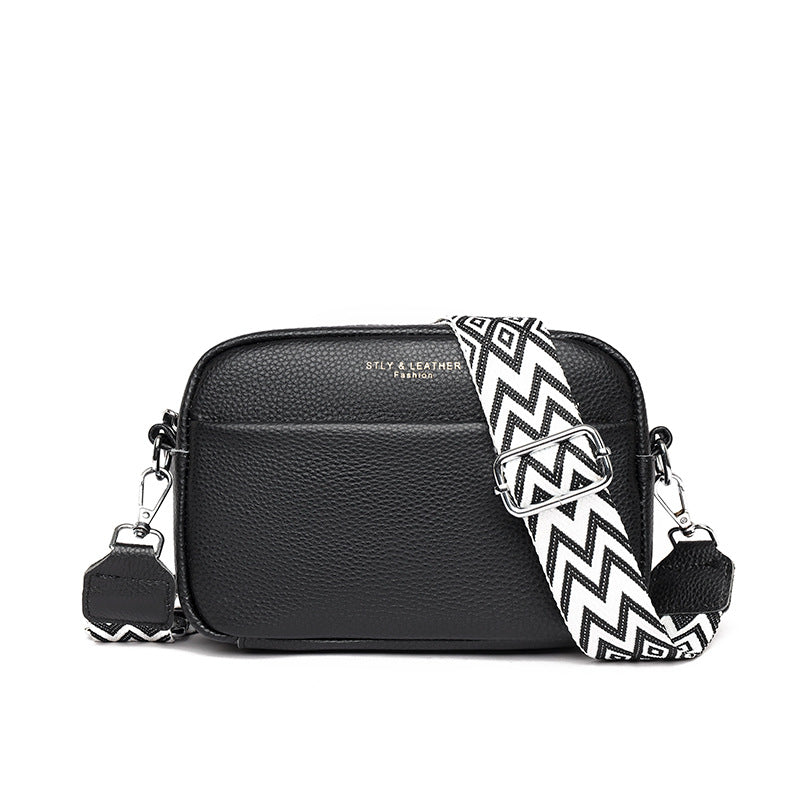 Stella - Pebbled Leather Crossbody Bag