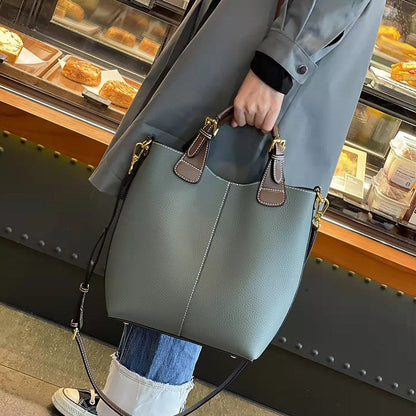 Sac cabas en cuir végétalien Stéphanie