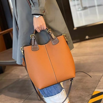 Sac cabas en cuir végétalien Stéphanie