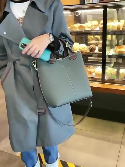 Sac cabas en cuir végétalien Stéphanie