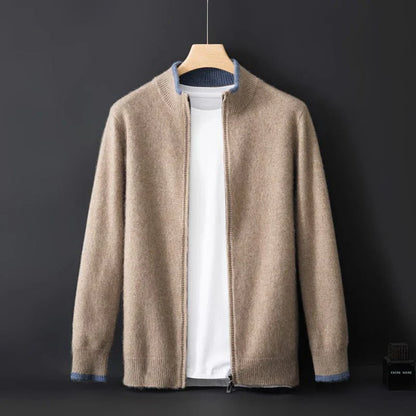 Pull Kayden en laine à fermeture éclair