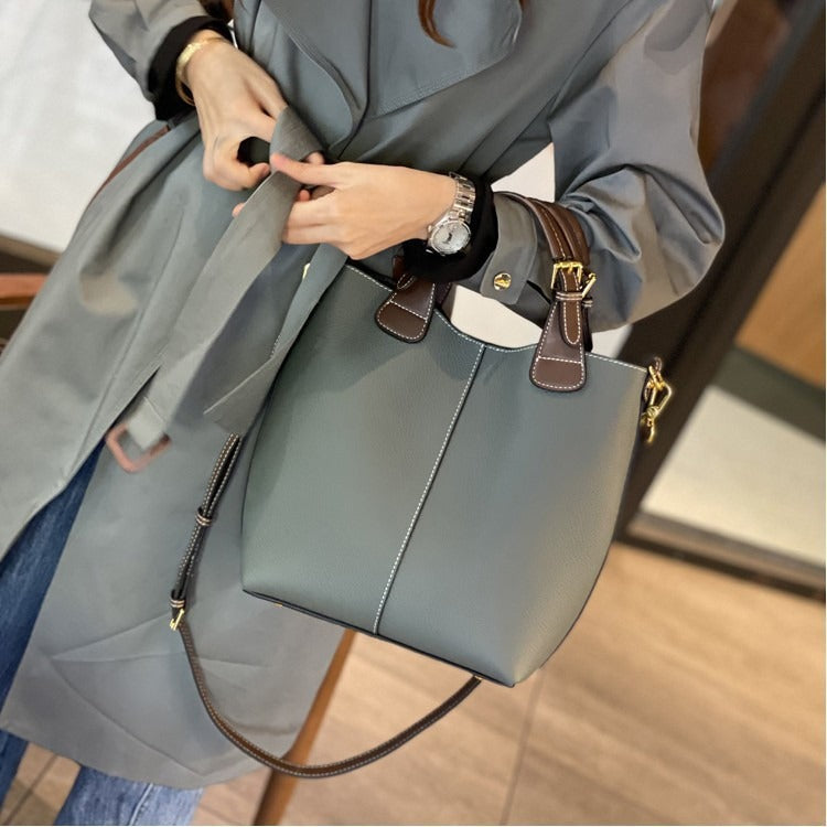 Sac cabas en cuir végétalien Stéphanie