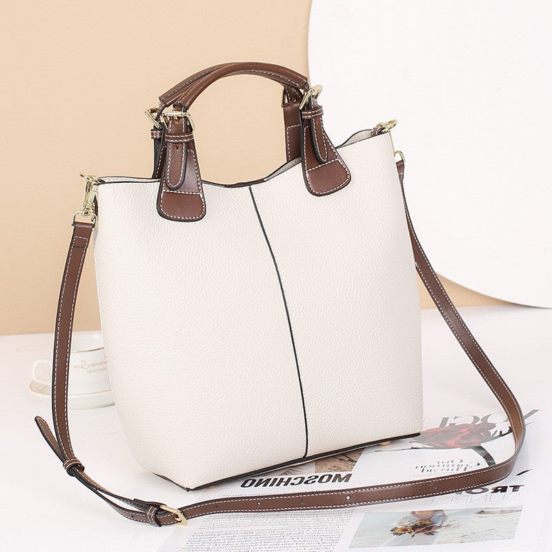 Sac cabas en cuir végétalien Stéphanie