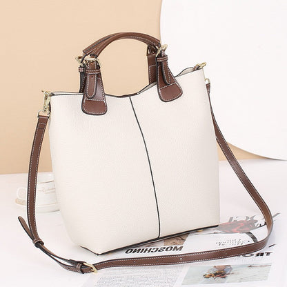 Sac cabas en cuir végétalien Stéphanie